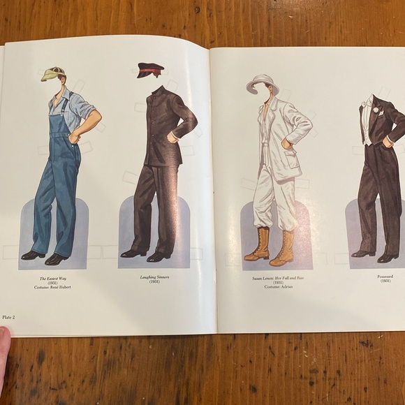 Vintage Clark Gable paper doll book Gone With the Wind Tom Tierney - Picture 5 of 12